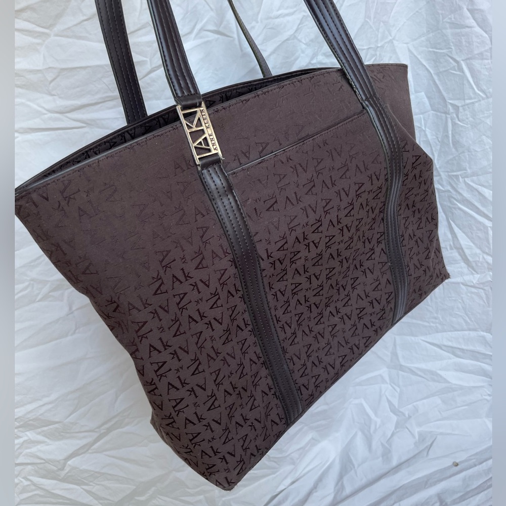 Anne Klein large Chocolate Brown Tote Bag
